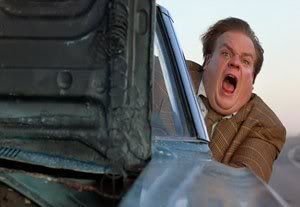 tommy-boy-hood-flies-open Car hoods flying open are only funny in the movies.