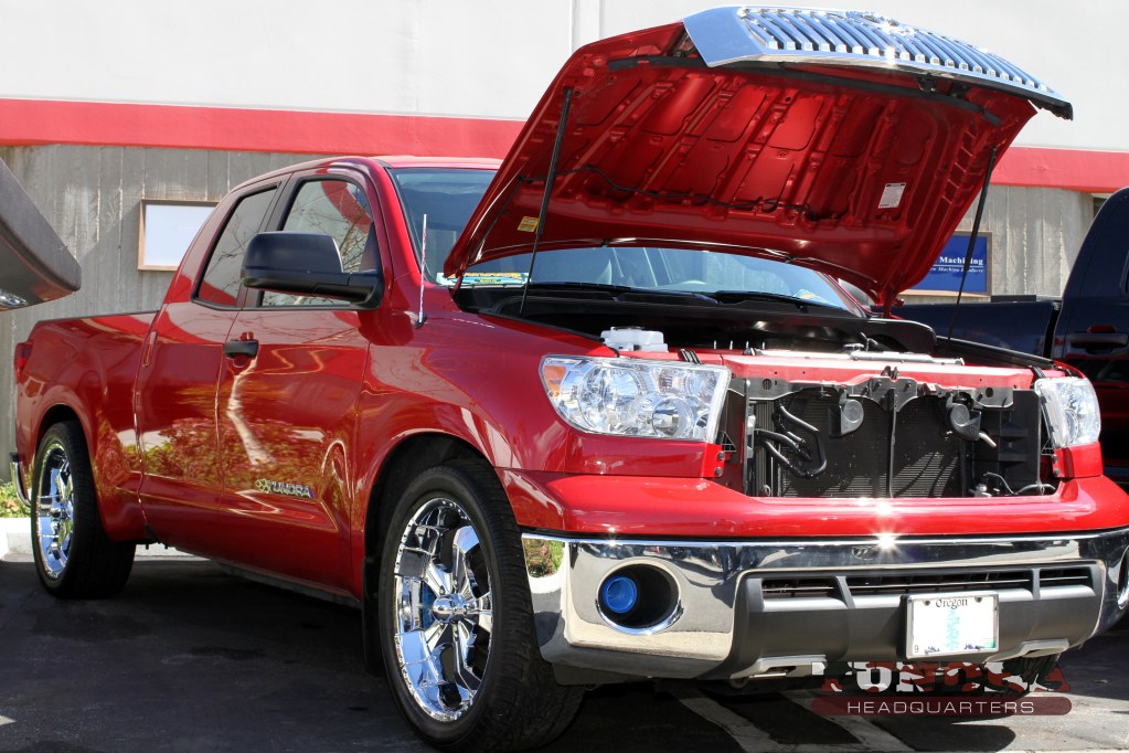 Chromed-up Toyota Tundra