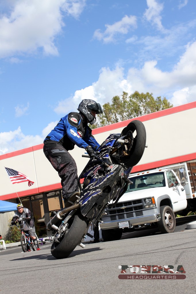 Stunt Bike Riding Sideways - First shot