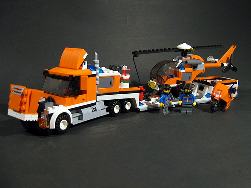 Truck and Heli Transport_legovaughan