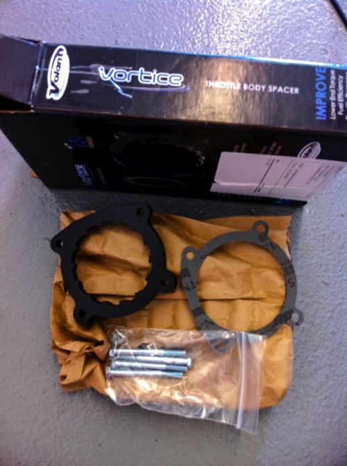 Unpacked Vortice Throttle Body Spacer Kit Volant Throttle Body Spacer Installation