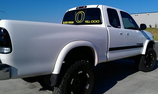 Featured Truck - Black and White Custom 2000 Toyota Tundra - Rear Quarter Panel