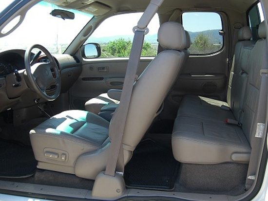 Featured Truck - Black and White Custom 2000 Toyota Tundra - Interior