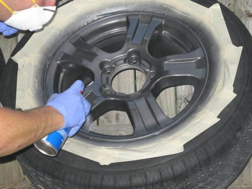 DIY Wheel Painting- Step 5