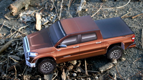 Paper 2014 Toyota Tundra model - top view