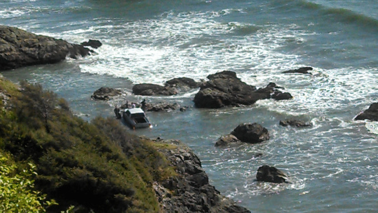 Ram Truck Commercial Blunder - Swept Out to Sea Shore Line